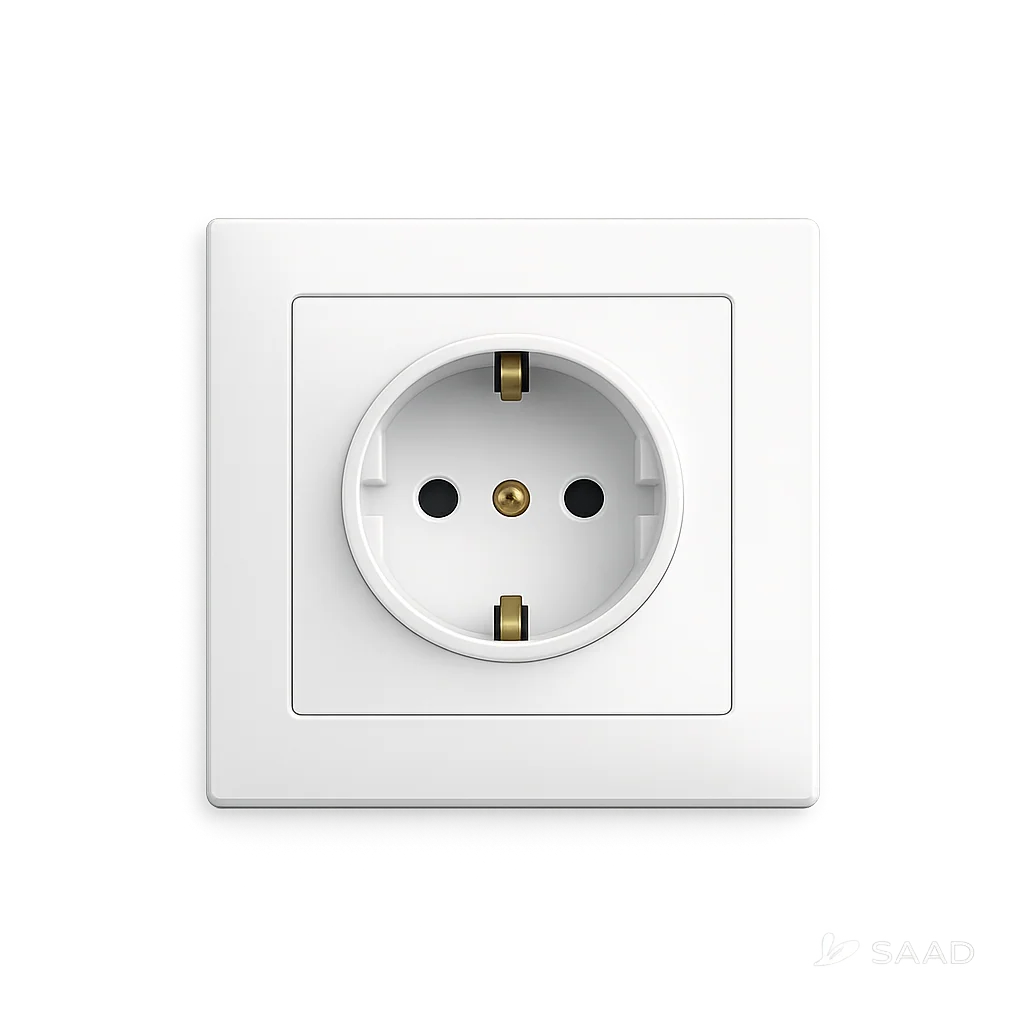 Round Wall Socket from Saad Electric and Electronics Co.